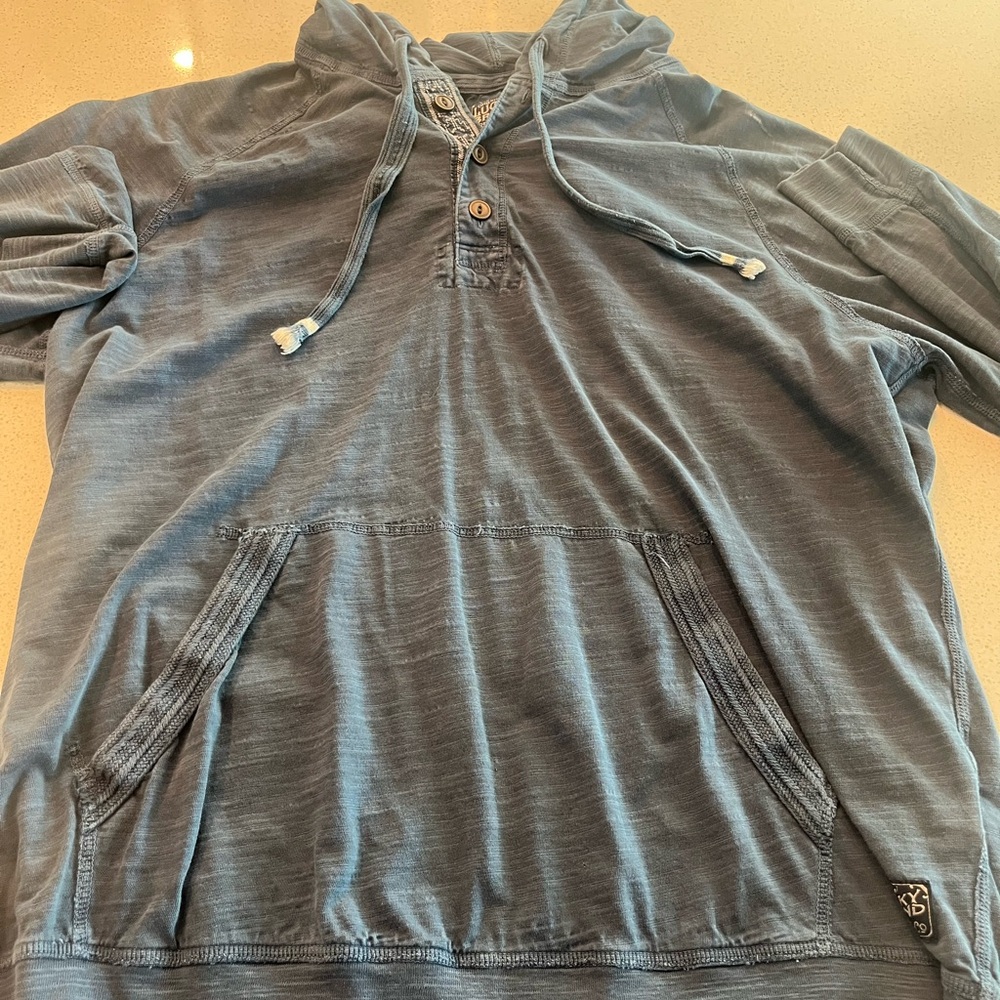 Lucky Brand Slate Blue Hoodie